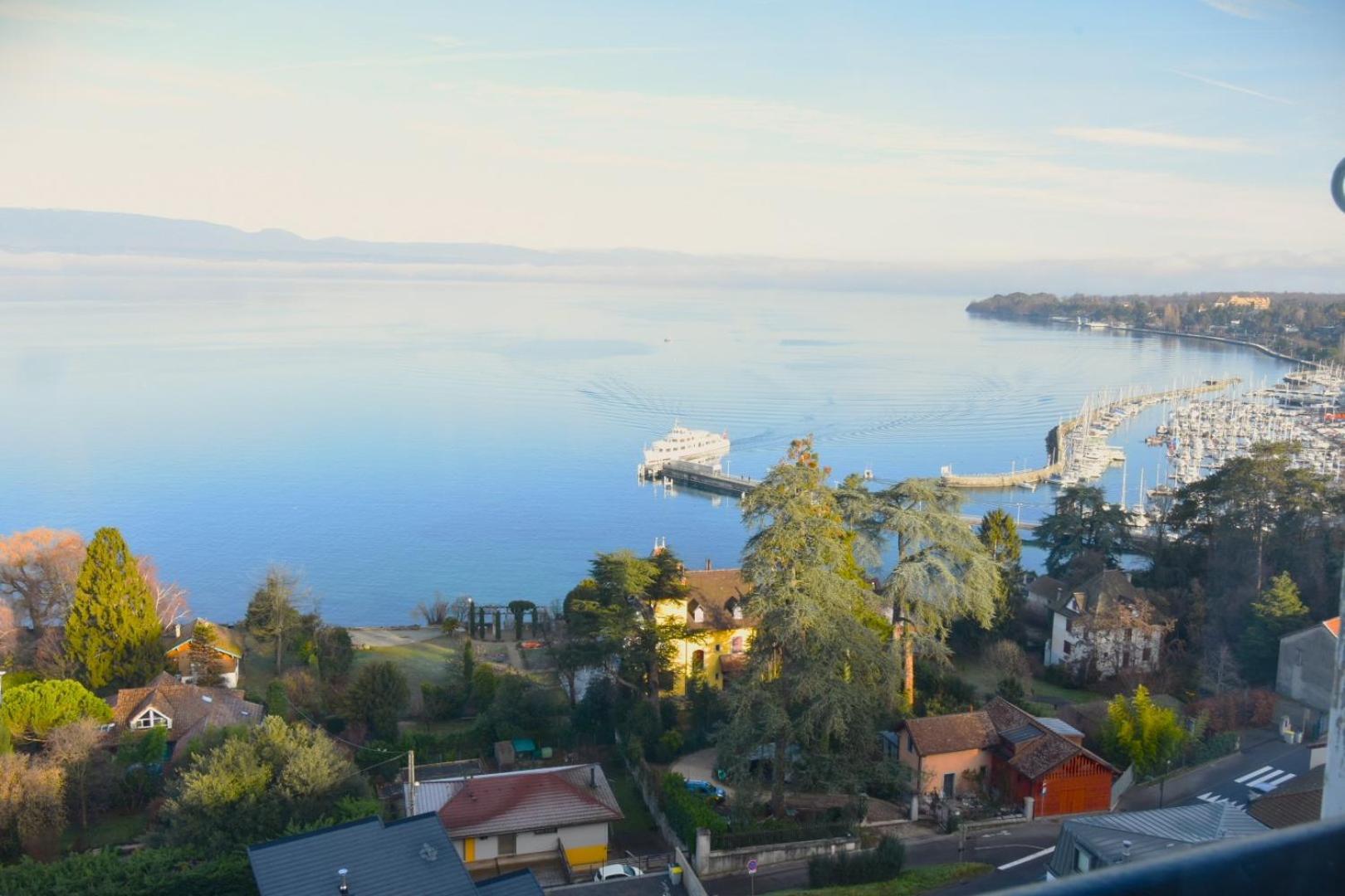 Appartement Avec Vue 180 Sur Le Lac Leman Thonon-les-Bains Extérieur photo