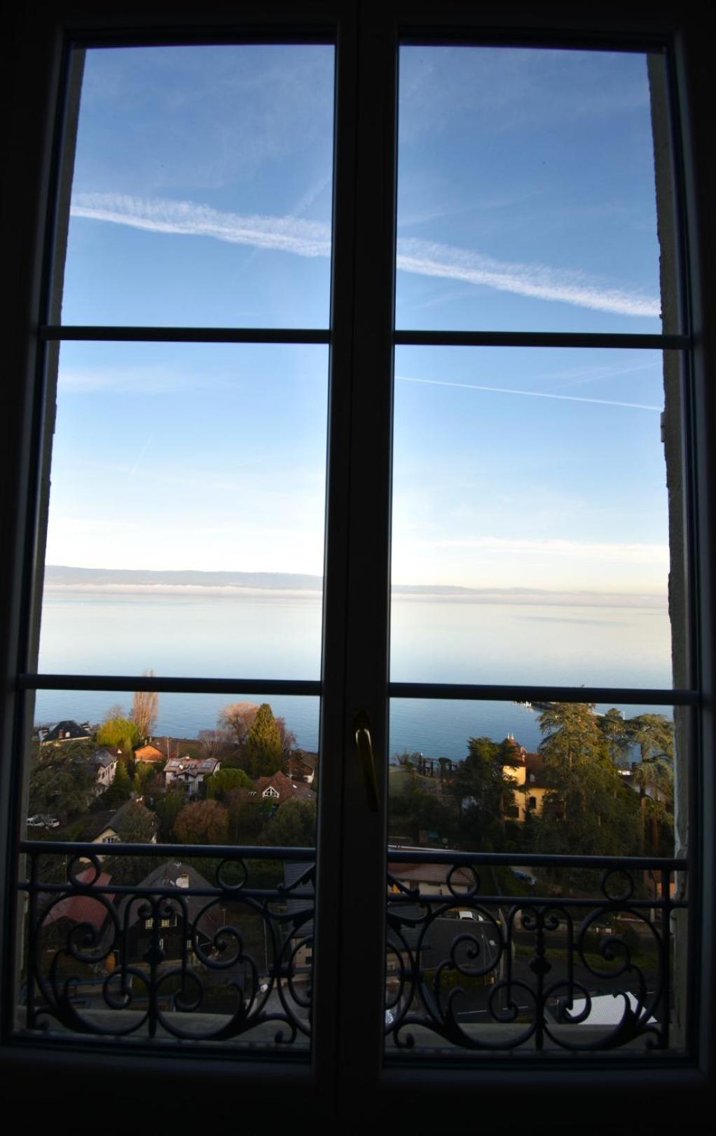 Appartement Avec Vue 180 Sur Le Lac Leman Thonon-les-Bains Extérieur photo