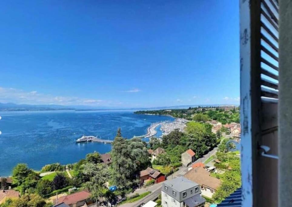 Appartement Avec Vue 180 Sur Le Lac Leman Thonon-les-Bains Extérieur photo
